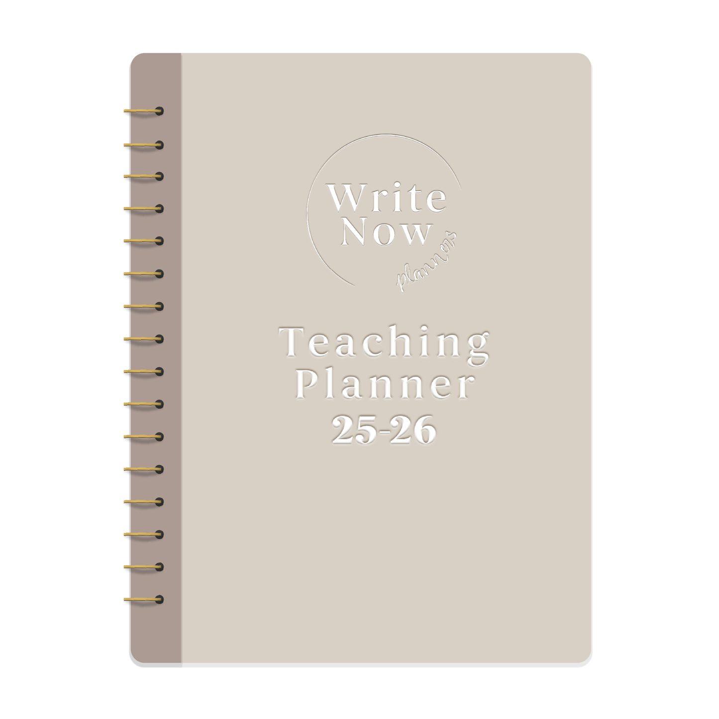 Beige Ultimate Teacher Planner 25-26