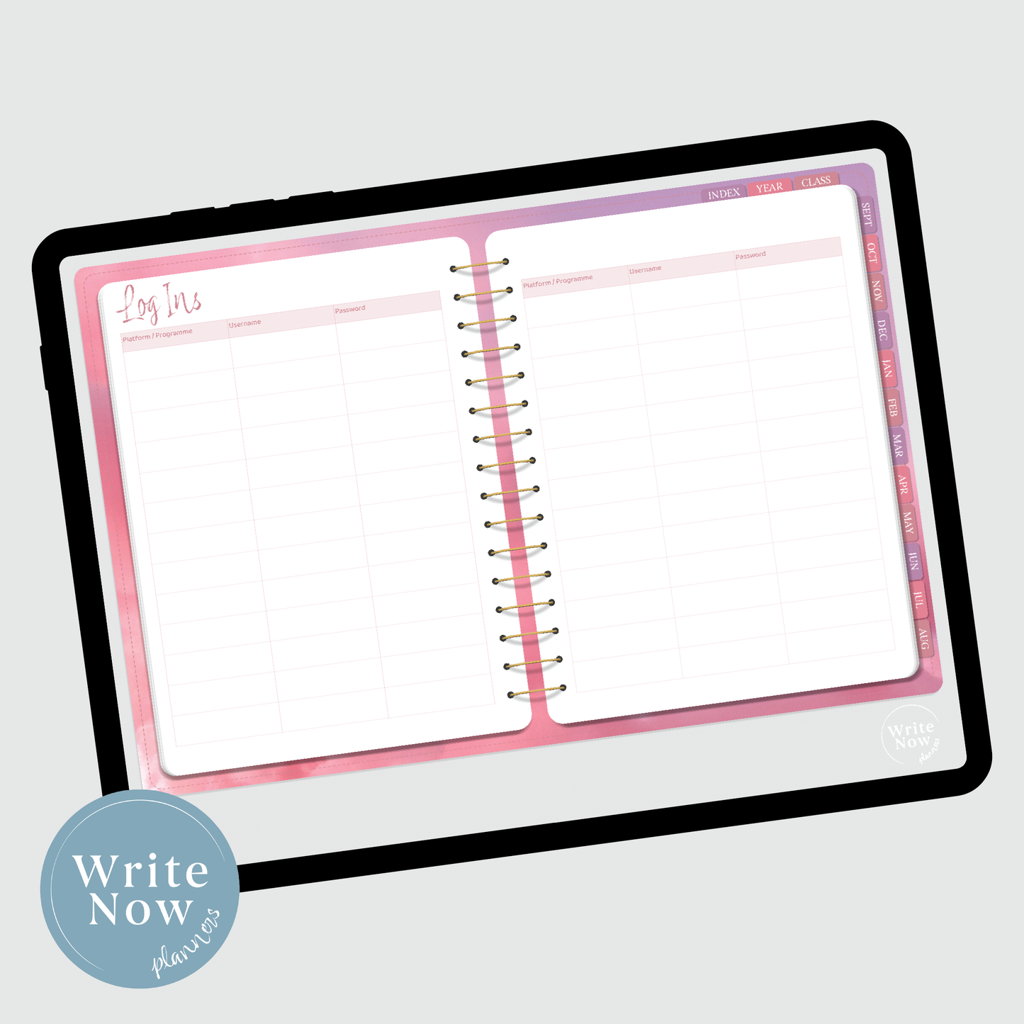 Pink Clouds Ultimate Teacher Planner 25-26