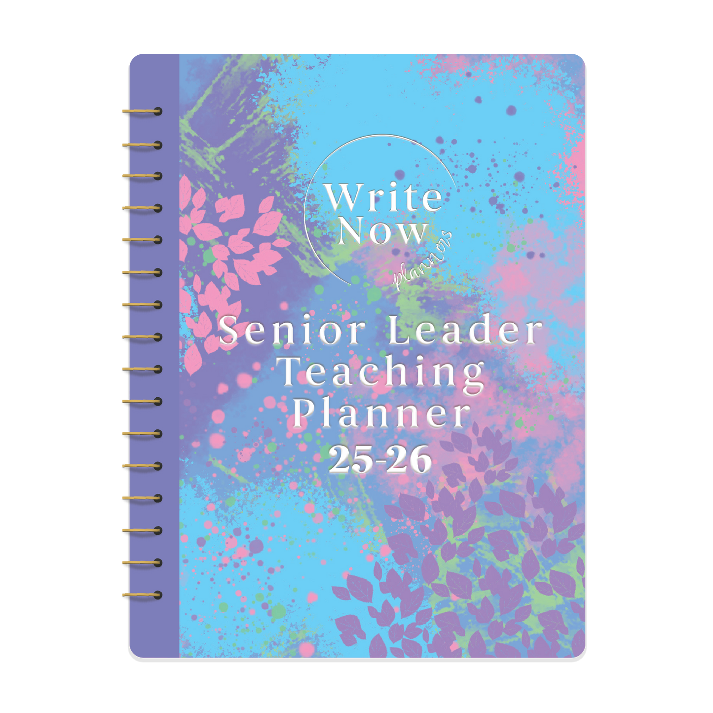 Senior Leader Ultimate Teaching Planner Abstract Colours