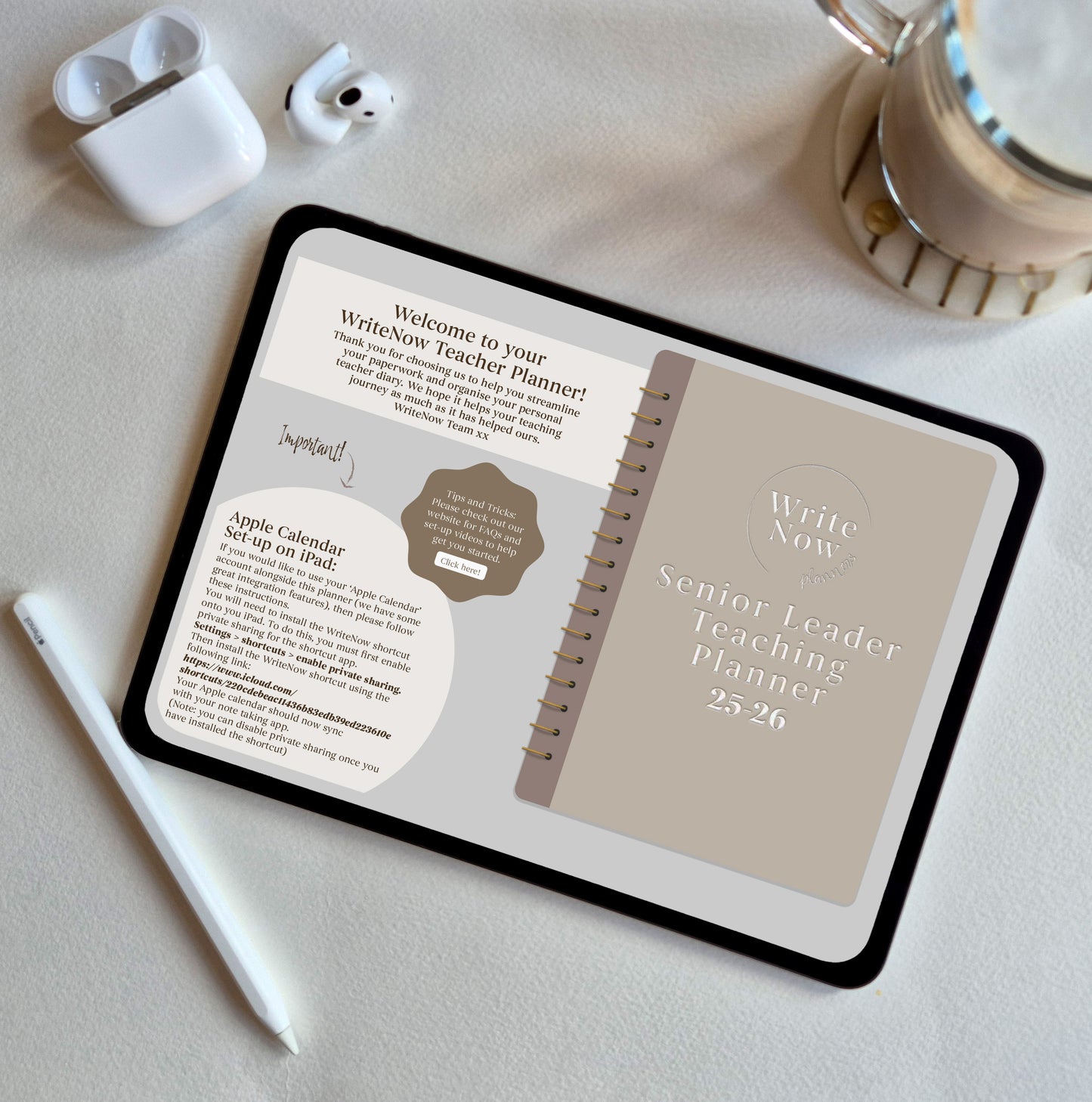 Senior Leader Ultimate Teaching Planner Beige