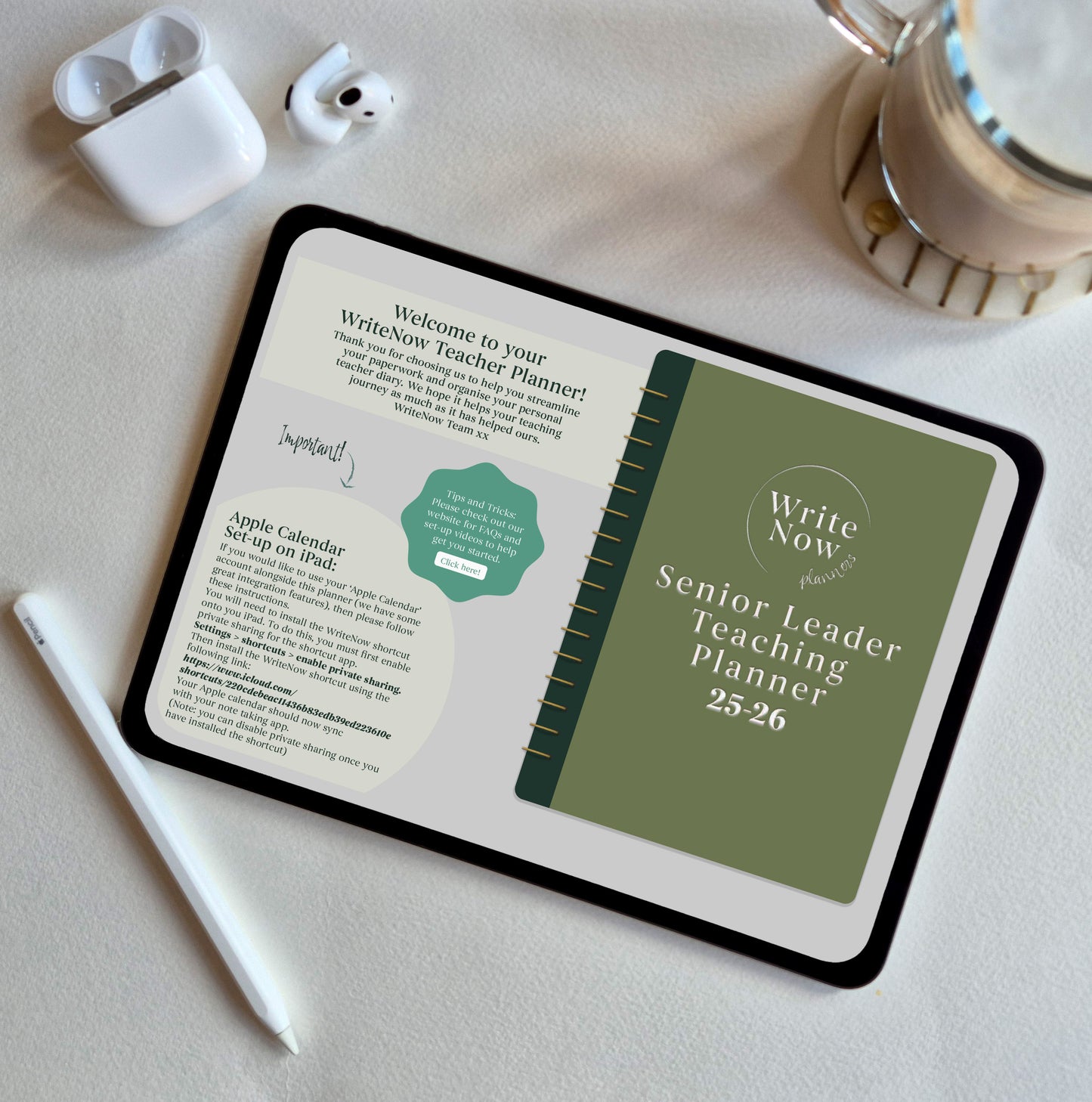 Senior Leader Ultimate Teaching Planner Sage Green