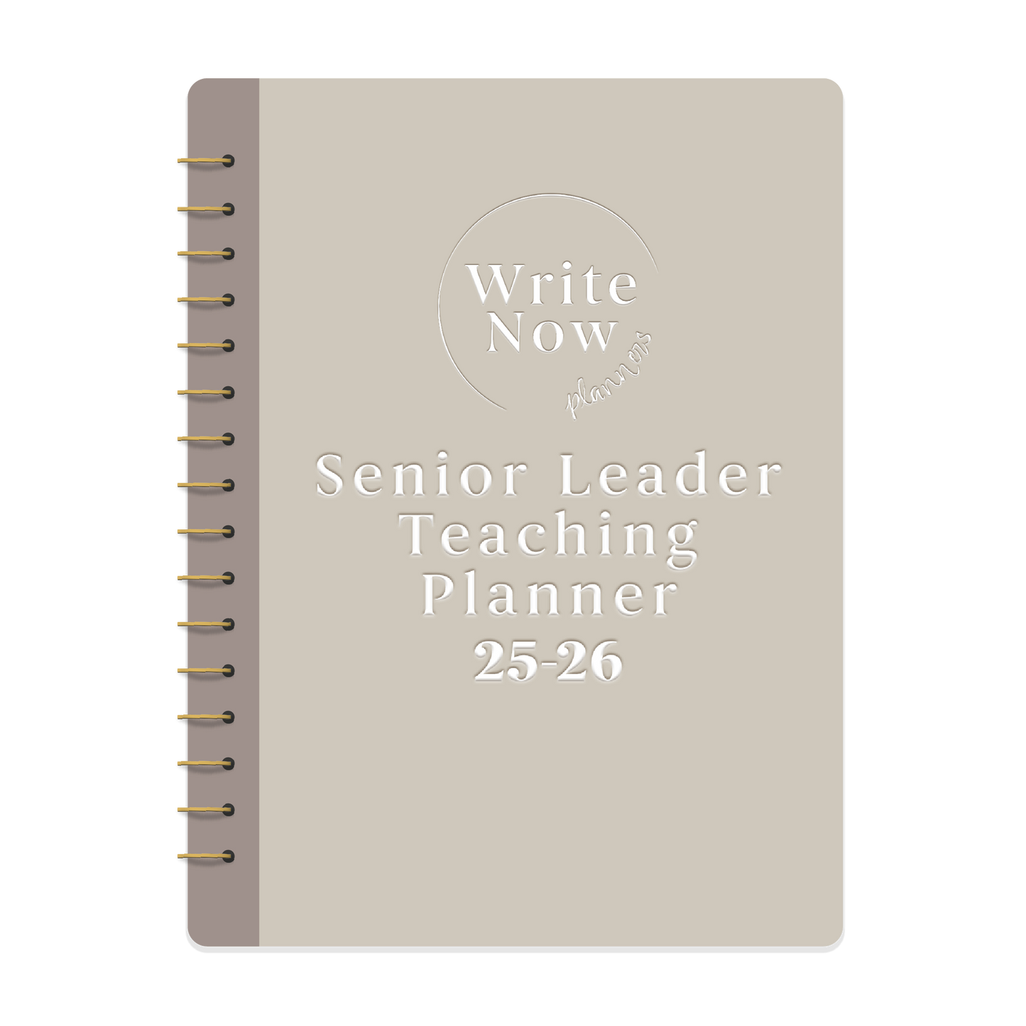 Senior Leader Ultimate Teaching Planner Beige