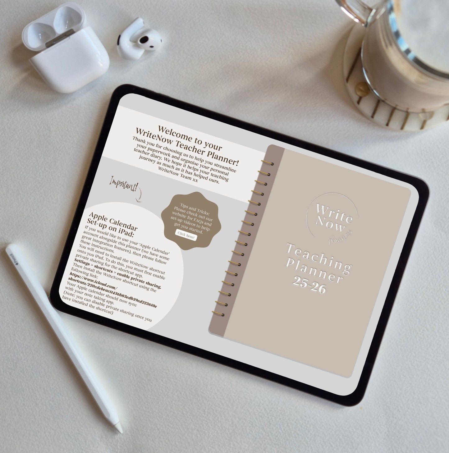 Beige Ultimate Teacher Planner 25-26