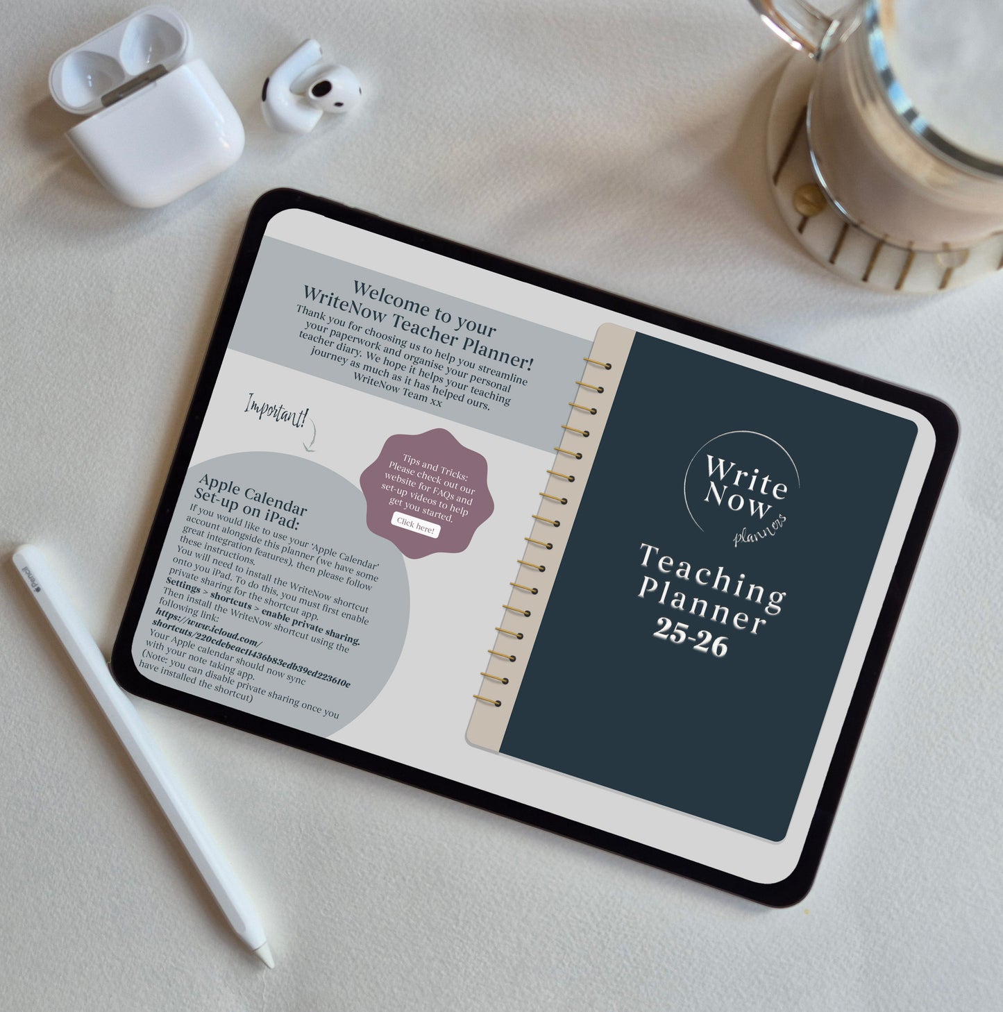 Navy Ultimate Teacher Planner 25-26