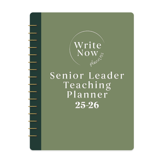 Senior Leader Ultimate Teaching Planner Sage Green
