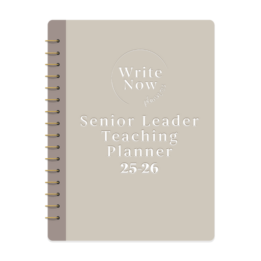 Senior Leader Ultimate Teaching Planner Beige