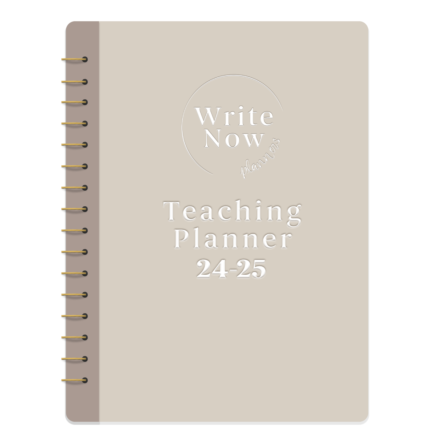 Beige Ultimate Teacher Planner