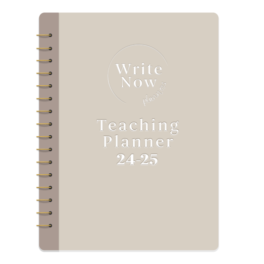 Beige Ultimate Teacher Planner