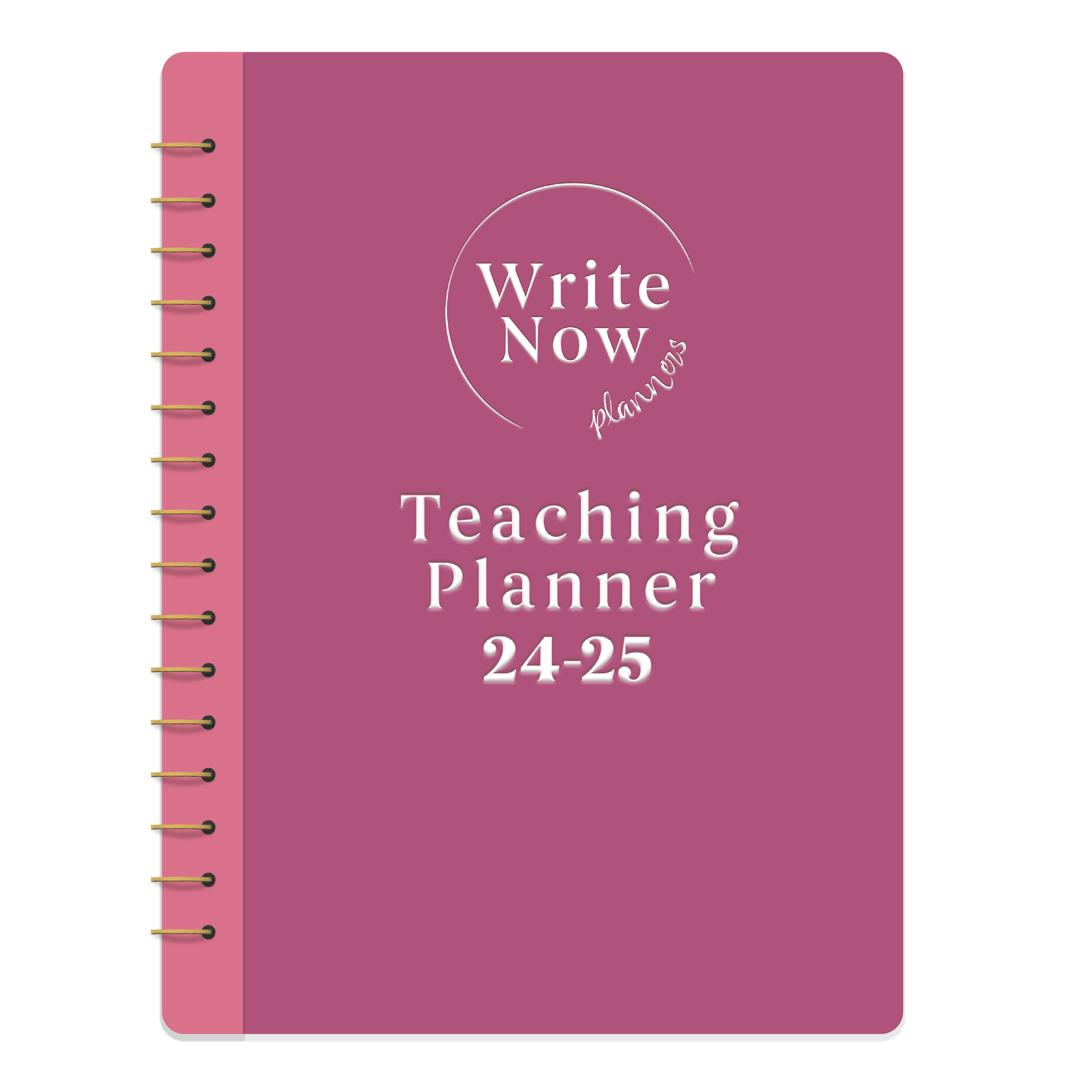 pink digital teacher planner